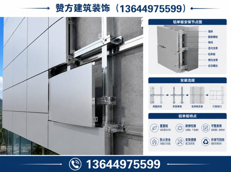 辽宁金属幕墙施工展示图